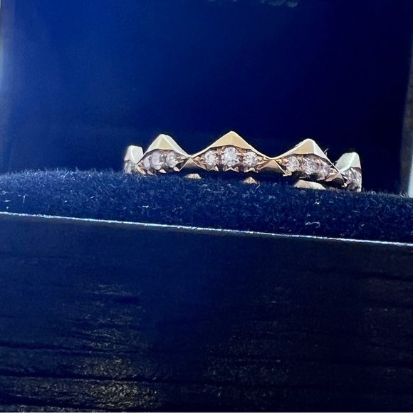 Jade Trau Clara diamond band Ring - 18K yellow gold - Picture 5 of 15